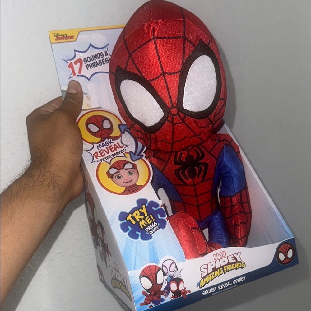 Marvel Spider-Man Red and Blue Stuffed Animal